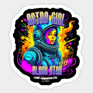 Astro Girl Sticker